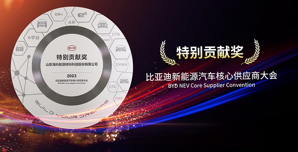 Hi-tech spring was awarded the "Special Contribution Award" by BYD as a core supplier in 2023